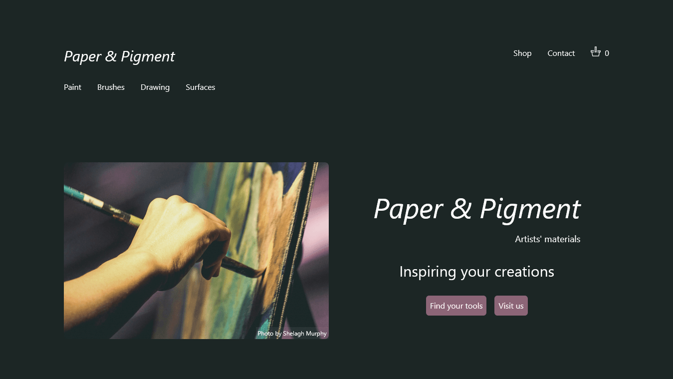 Paper and Pigment